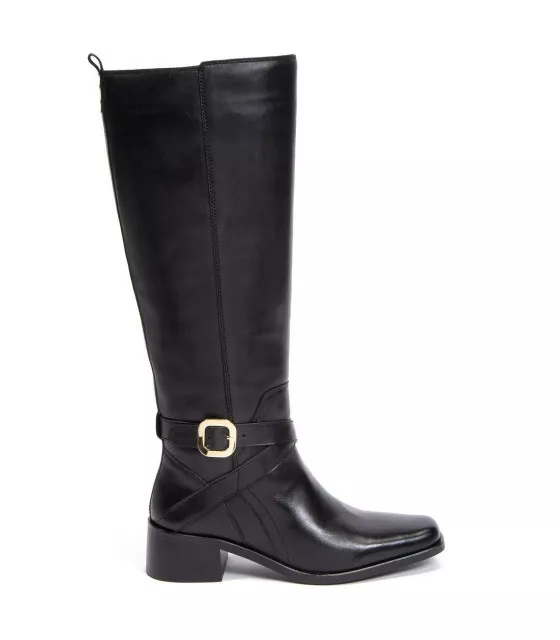 Bota Montana Mujer Taco Medio Cuero Negro Gacel 0659320 Colores negro Tallas 35