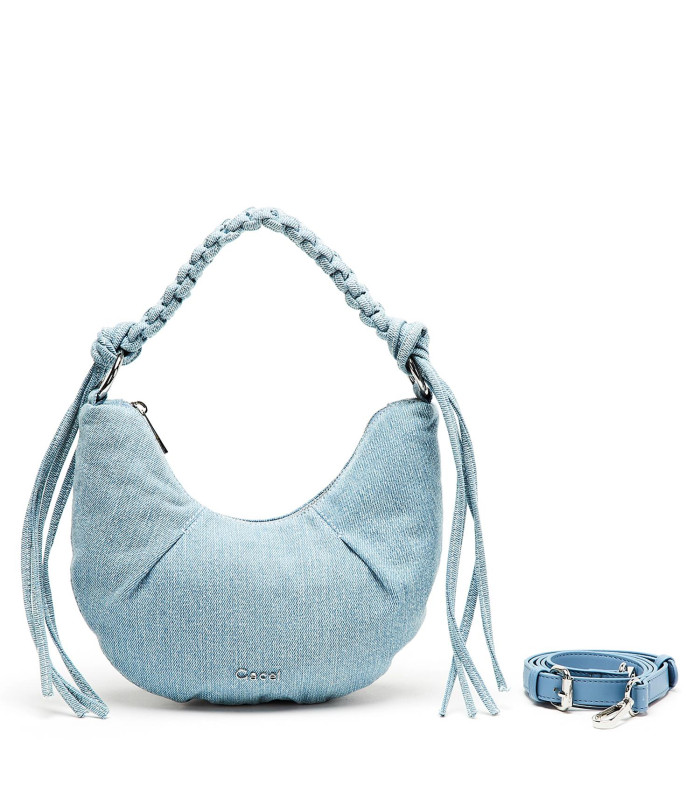 Cartera - Oval - Celeste