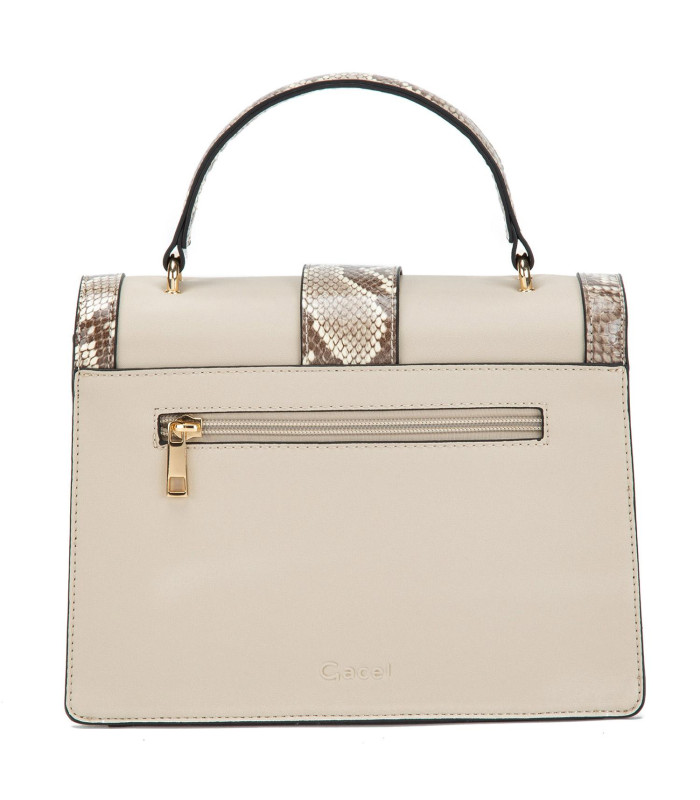 Cartera - Retro con Tapa - Off White