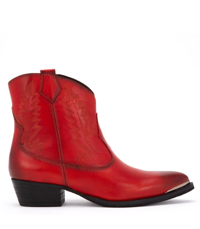 Botin - Ashley - Rojo