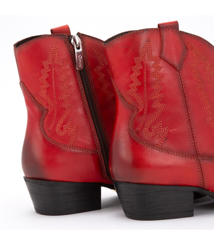 Botin - Ashley - Rojo