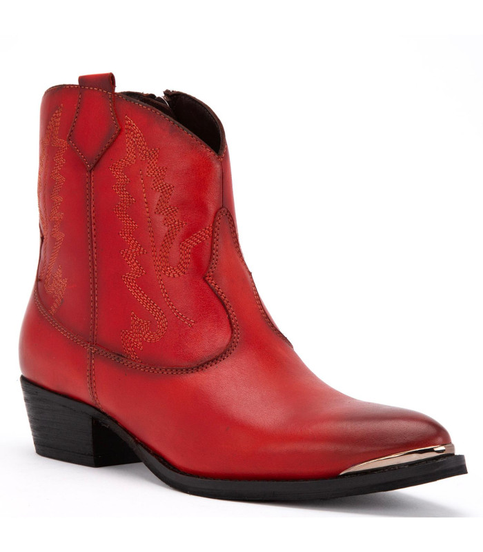 Botin - Ashley - Rojo