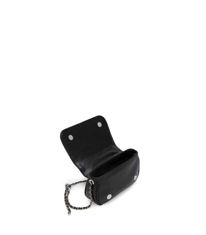 Cartera - Retro Con Tapa Pequeña - Negro