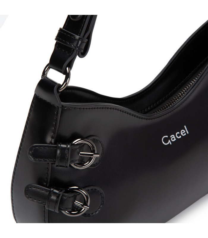 Cartera - Oval Pequeña - Negro