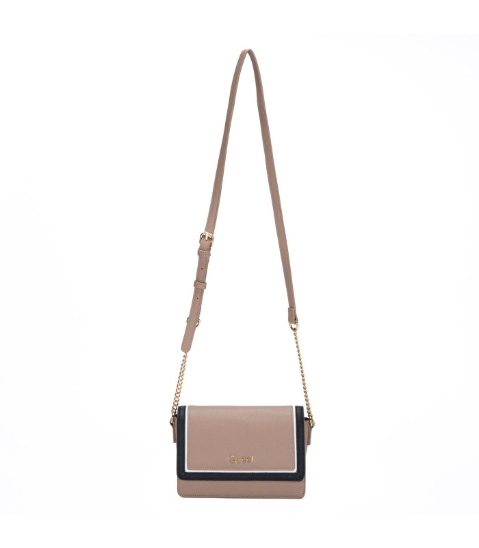 Cartera - Retro con Tapa - Taupe