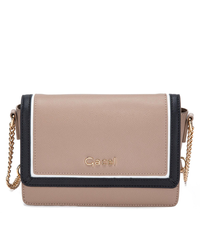 Cartera - Retro con Tapa - Taupe