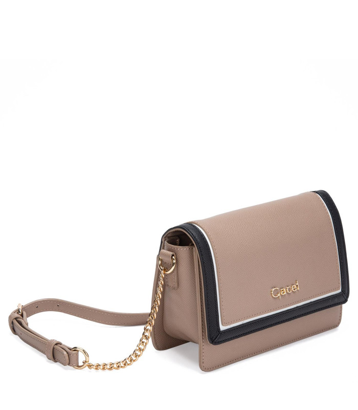 Cartera - Retro con Tapa - Taupe