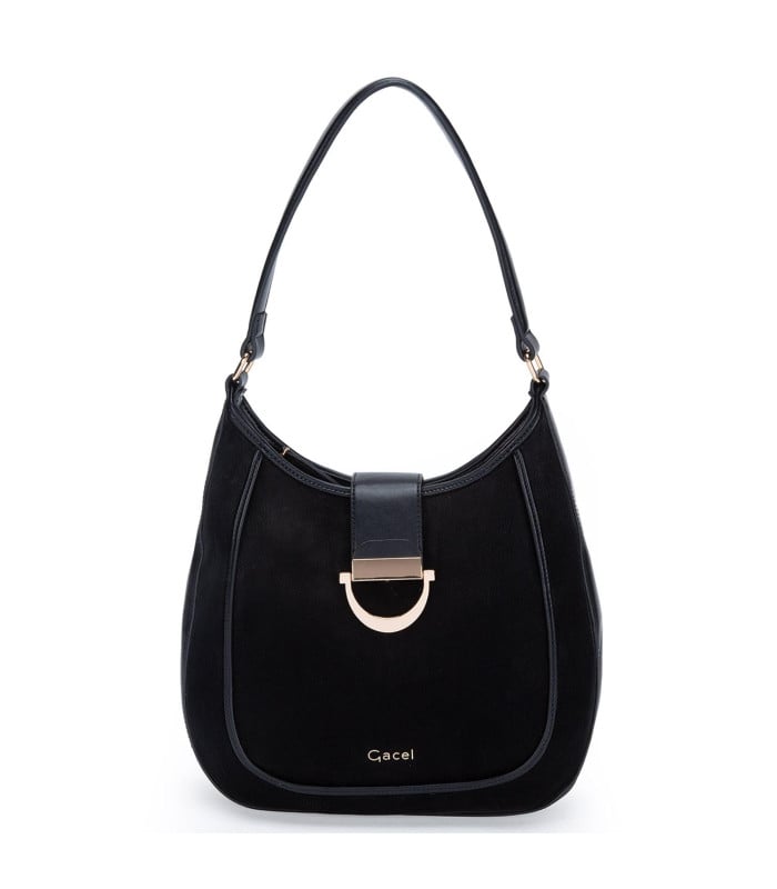 Cartera - Oval Grande - Negro