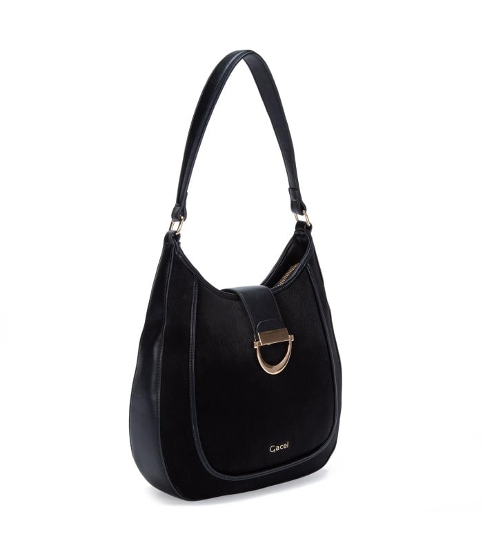 Cartera - Oval Grande - Negro