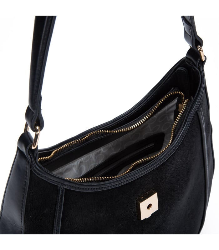 Cartera - Oval Grande - Negro